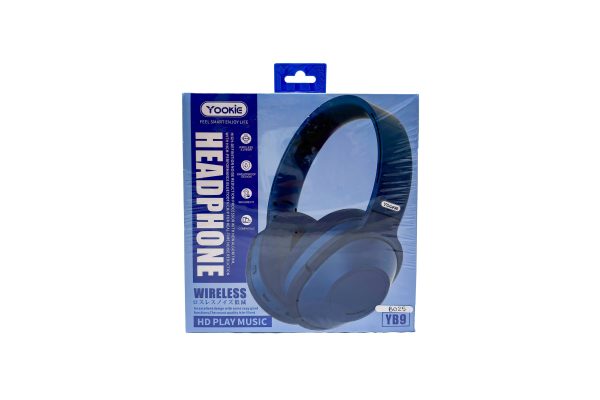 Casque écouteurs yb9 sans fils bleu