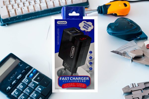 Chargeur rapide double usb model k123